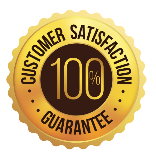 100% customer satisfaction guarantee